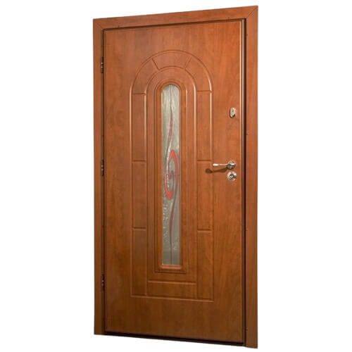 درب چوبی ساده عسلی